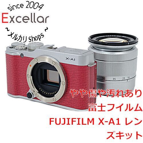 bn:8] FUJIFILM 一眼 X-A1 レンズキット レッド - 家電・PCパーツの