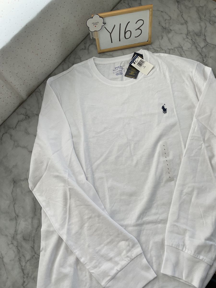 (ポロ ラルフローレン) POLO Ralph Lauren メンズ ワンポイント 長袖 Tシャツ　L size 管理Y163