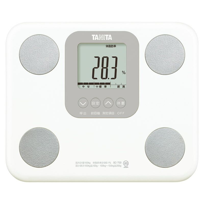 タニタ 最新 体組成計 ホワイト (BC-759-WH)