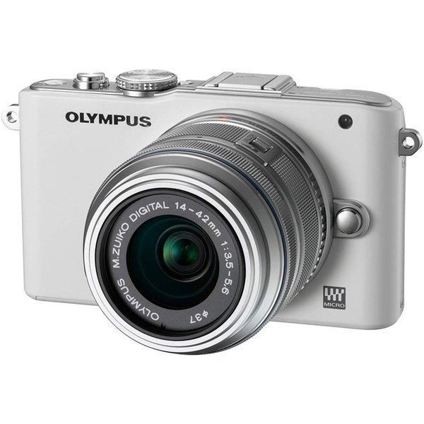箱あり　OLYMPUS オリンパス E-PL3 ダブルズームキット　ホワイト オリンパス OLYMPUS E-PL3 ダブルズームキット ホワイト E-PL3