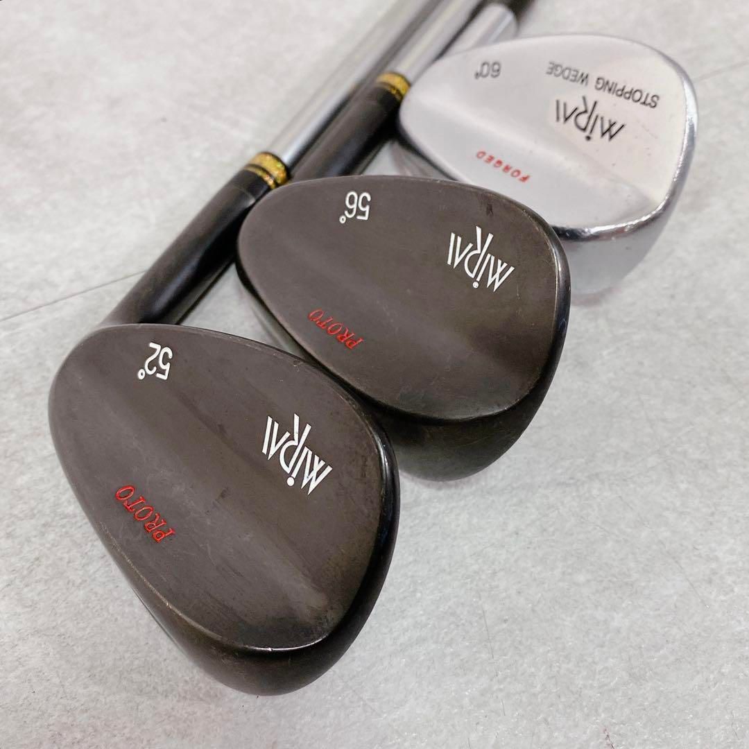 X629 ミライ ウェッジ メンズ 3本 52° 56° 60°