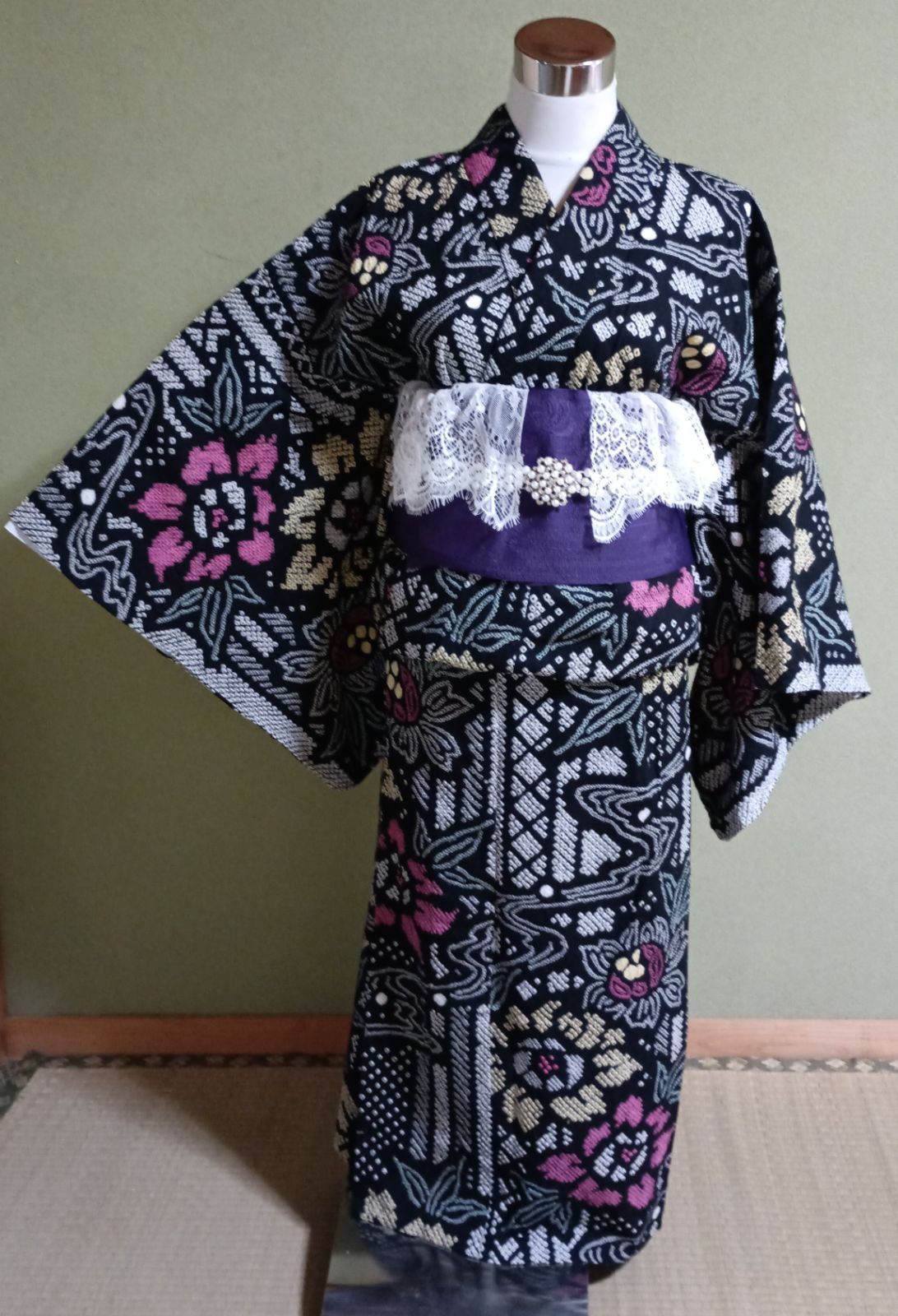 浴衣 芍薬