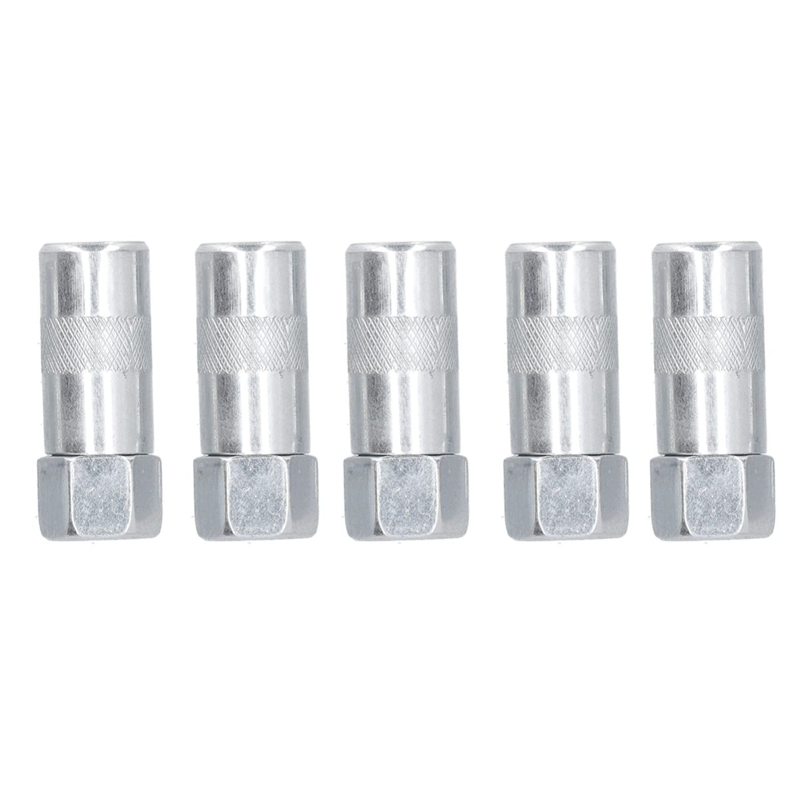 グリースガン 金属グリースニップルフィッティング 潤滑 1 8インチスレッド フラットノズル グリースカプラー 入り グリースガン用カプラー グリースノズル