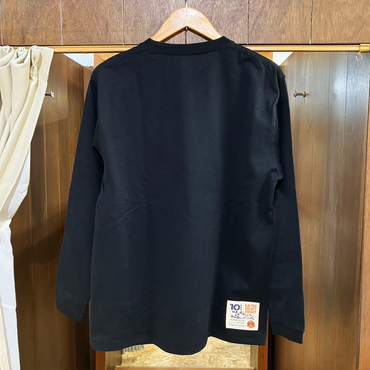 go slow caravan 超ヘビー USA/C ナポリタン クマ ロング スリーブ TEE 