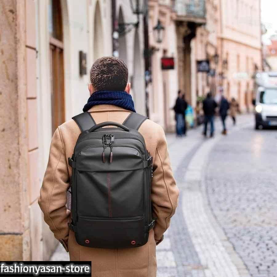 通気 盗難防止 50 L リュックサック 大容量 15.6 出張 通勤通学 メンズ 拡張 防水 真空圧縮 無地 バックパック 旅行 PC収納 リュ