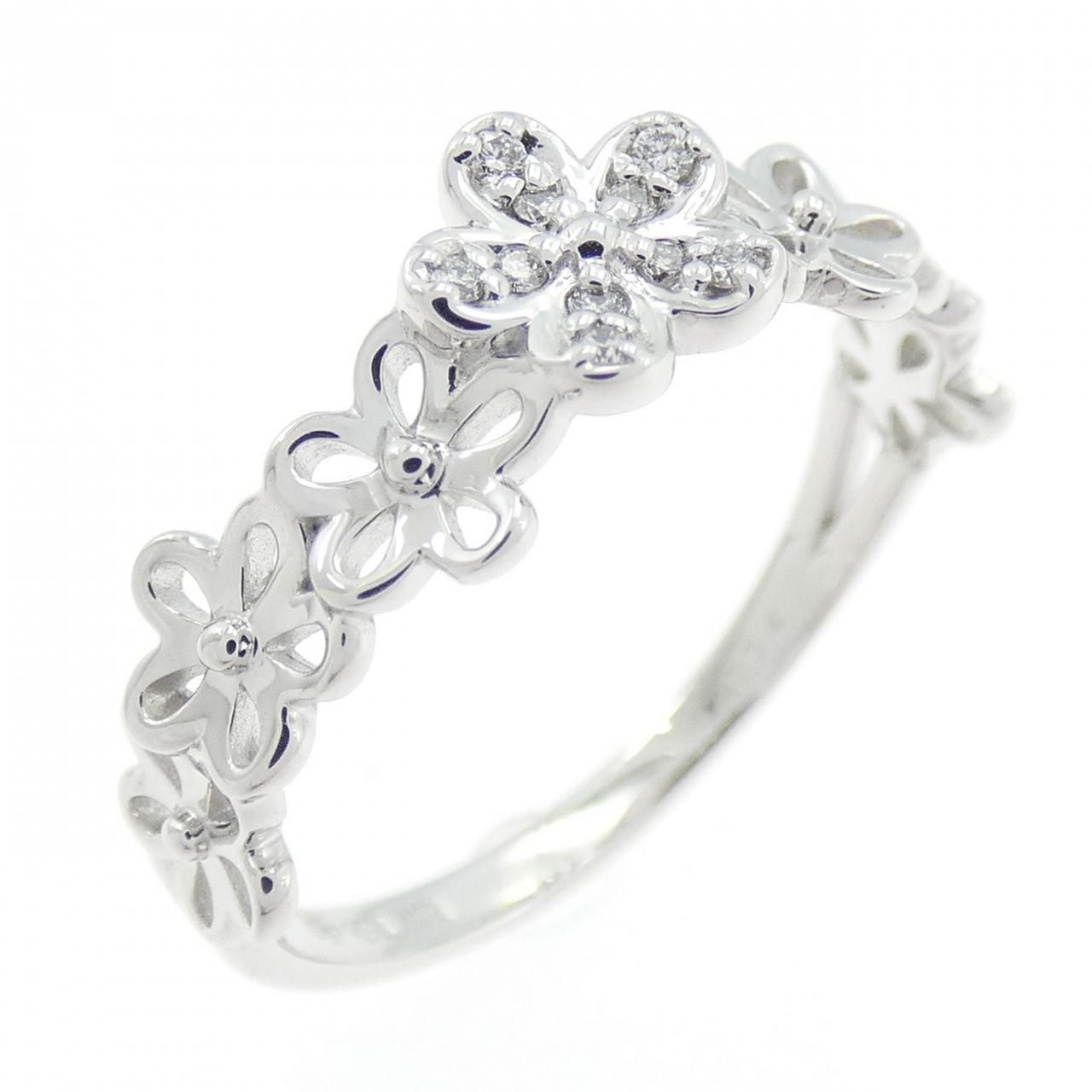 【20-12】【ポンテヴェキオ】フラワー　ダイヤモンド　リング　D0.66ct Ponte Vecchio - 【20-12】【ポンテヴェキオ】フラワー
