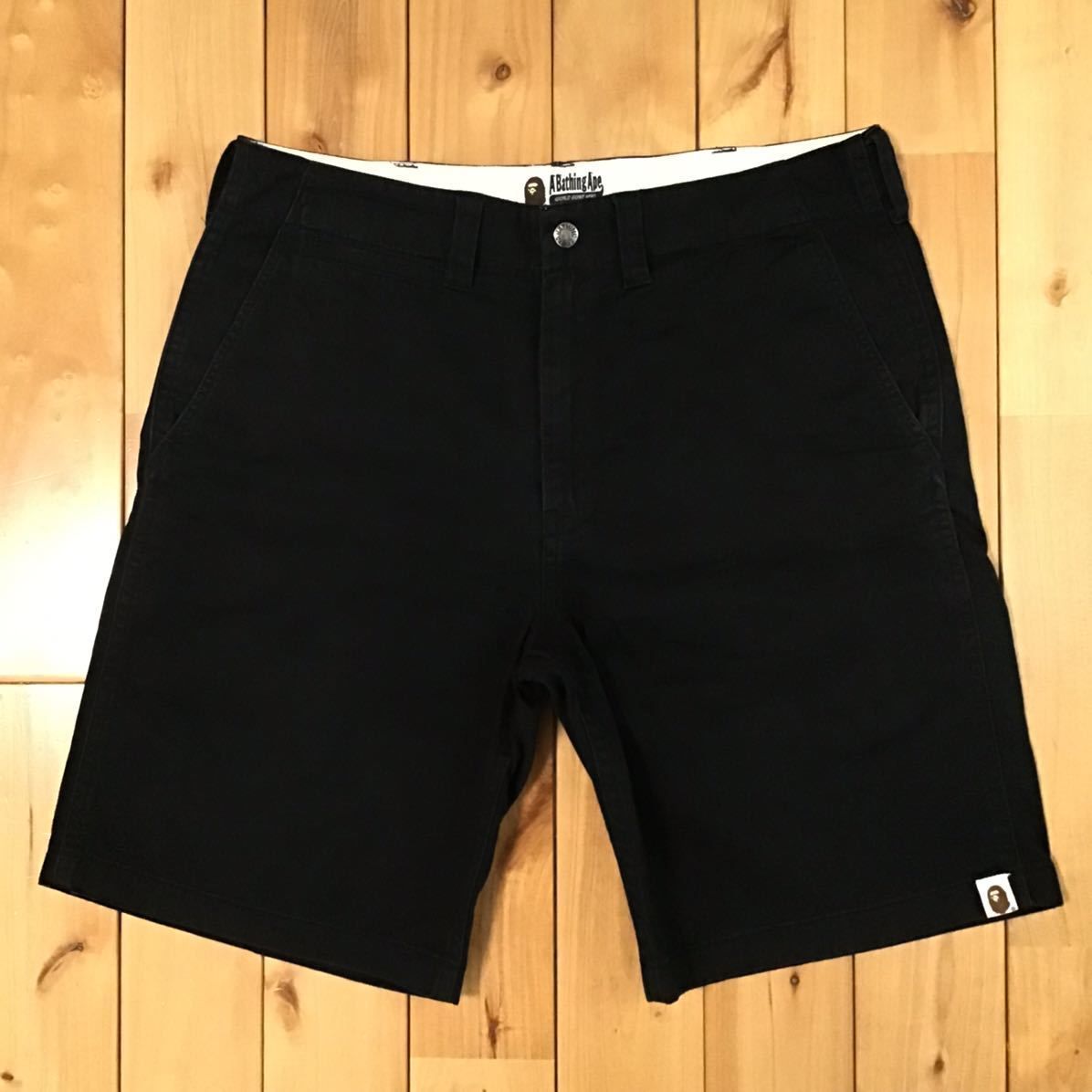 お昼寝 マイロ ハーフパンツ Mサイズ black a bathing ape BAPE NAP BABY MILO shorts エイプ ベイプ  アベイシングエイプ NIGO - メルカリ