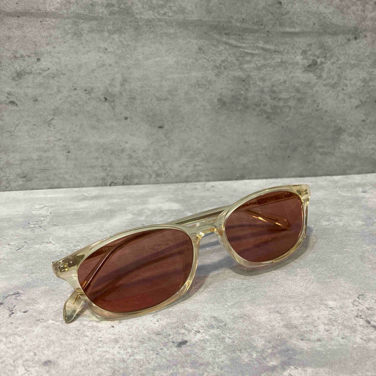 金子眼鏡 × UNITED ARROWS yellow sunglasses イエロー サングラス カネコメガネ ユナイテッド アローズ