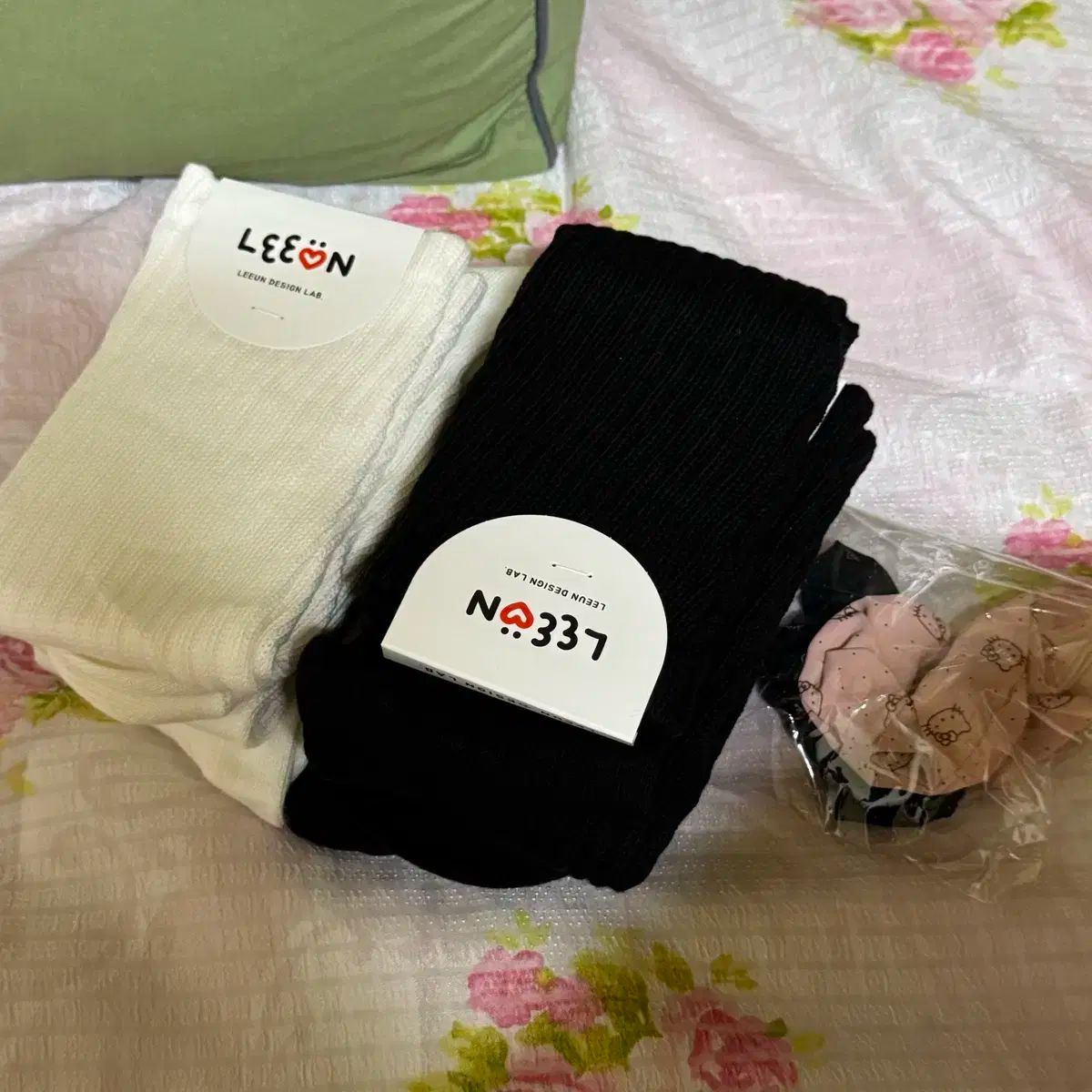  ウォーマーソックス ホワイト ブラック ソックス レッグウェア