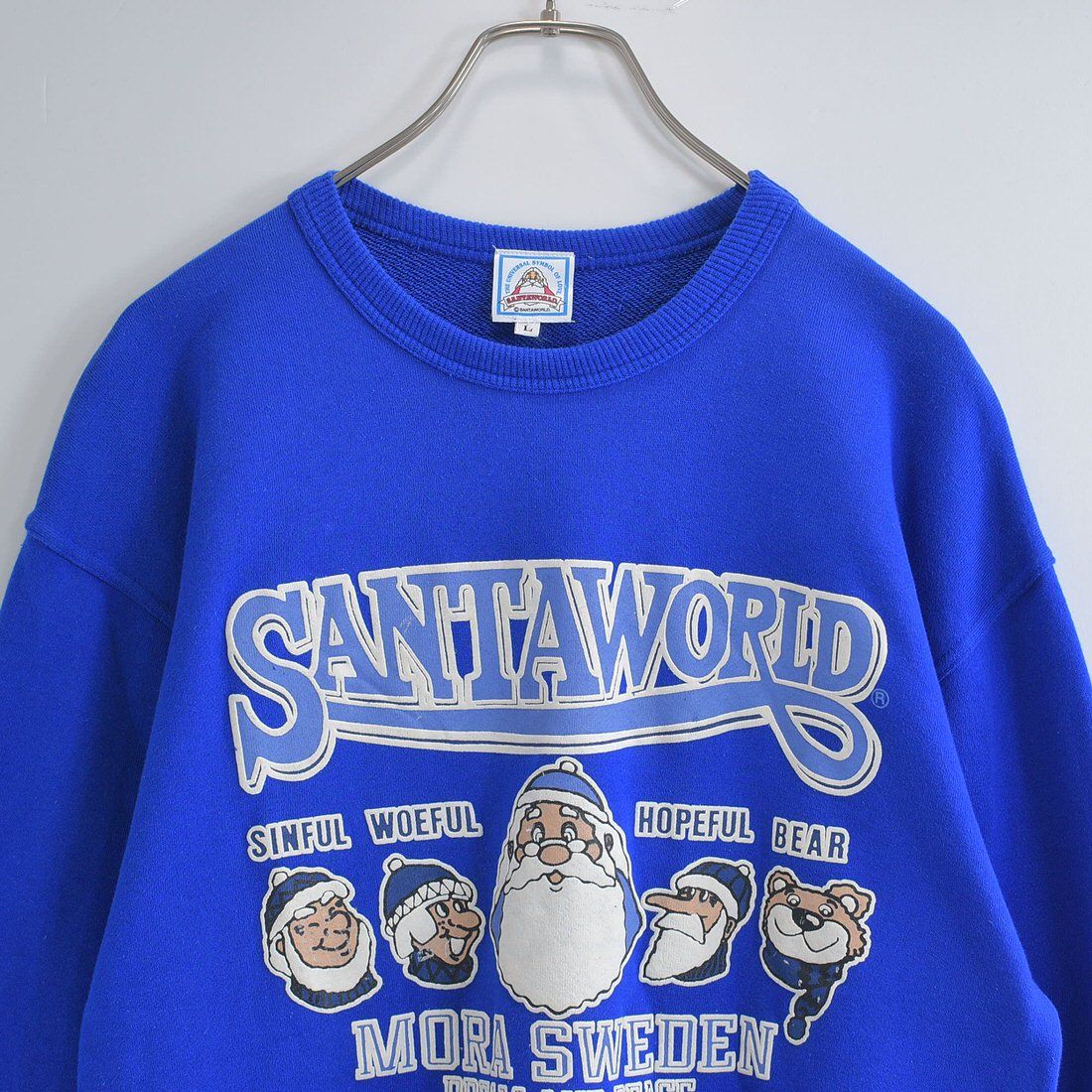 90s 日本製 SANTAWORLD サンタワールド スウェットシャツ ヴィンテージ