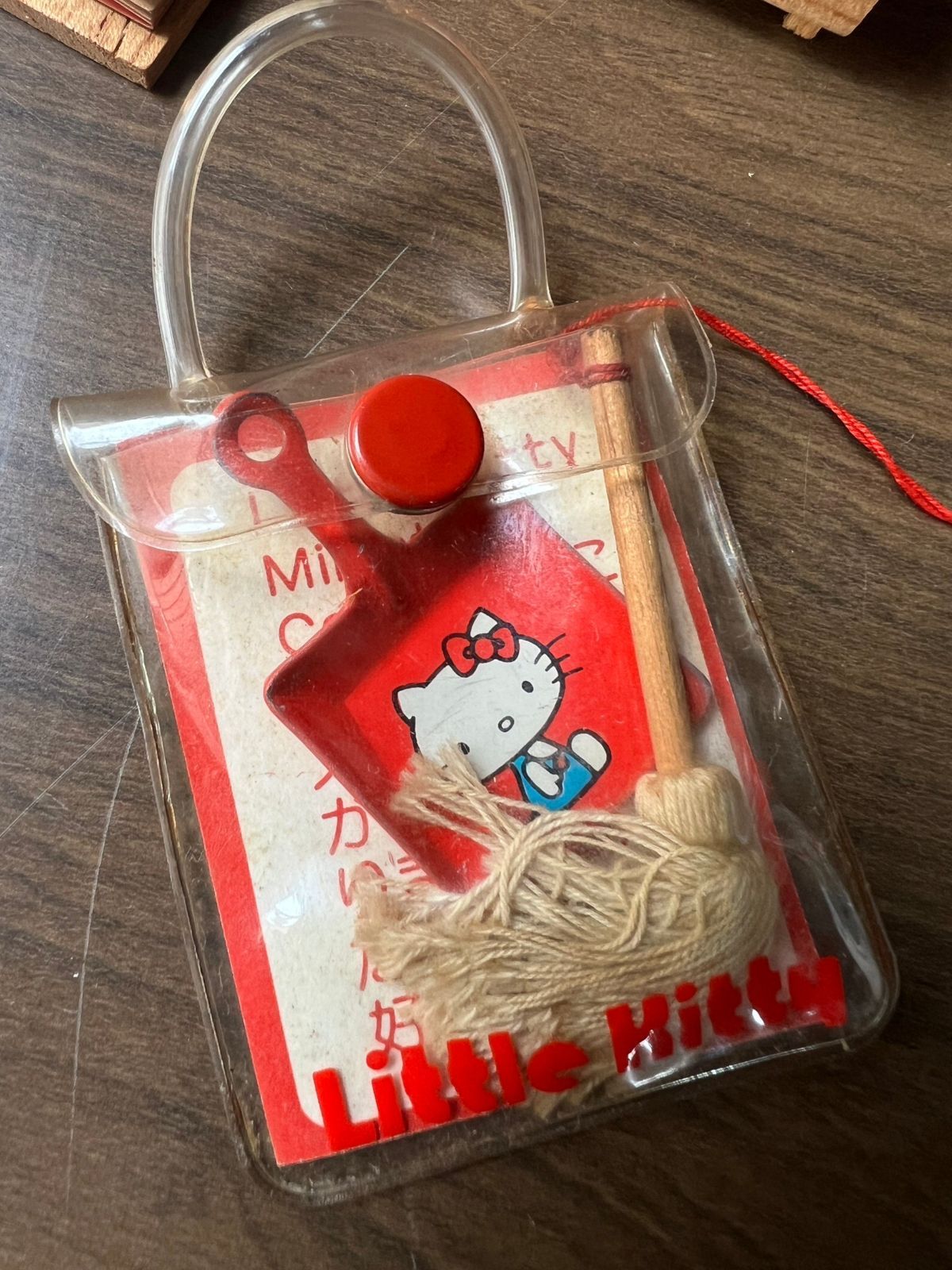 希少！キティヴィンテージレトロ木製トレイＬ 希少！キティヴィンテージレトロ木製トレイL 希少！キティ