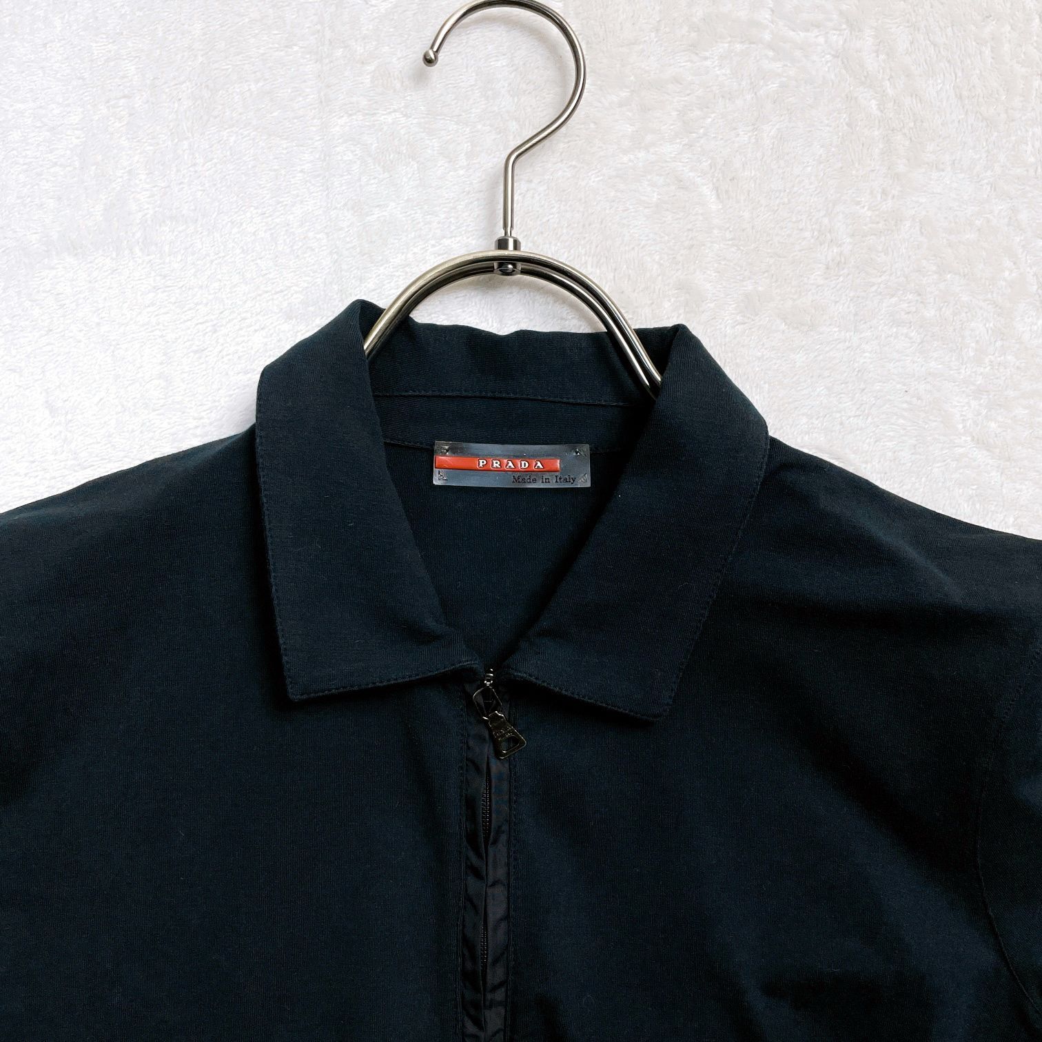 希少】PRADA プラダスポーツ ジップアップ 半袖シャツ カットソー 