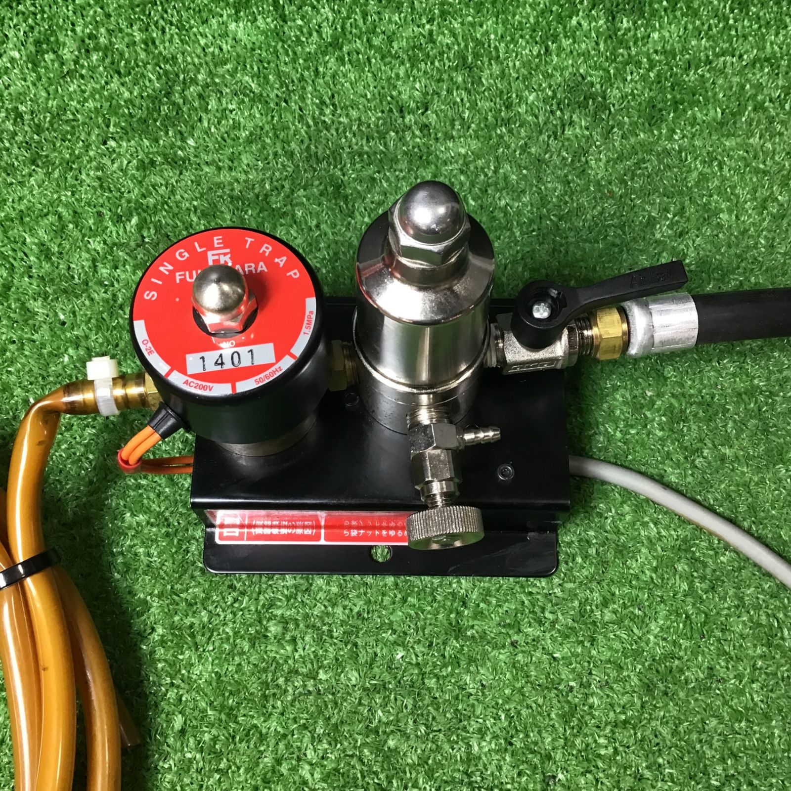 フクハラ エアーコンプレッサー用シングルトラップ O-2E (AC200V フクハラ エアーコンプレッサー用シングルトラップ O-2E (AC200V