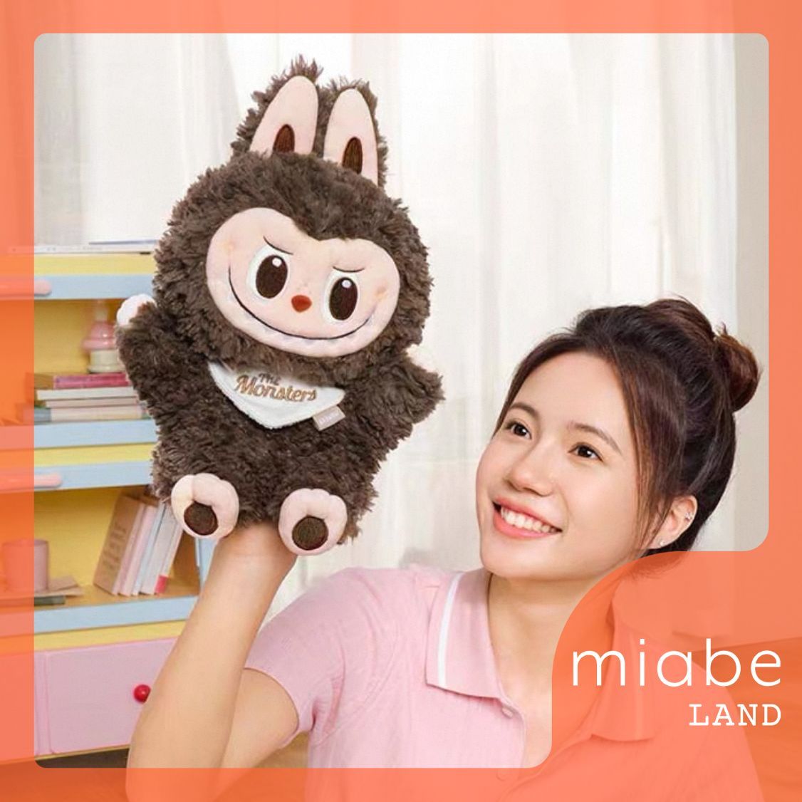 【海外限定】mokoko ぬいぐるみ　パペット POPLAND限定 MOKOKOぬいぐるみ/パペット ラブブ 新品未使用