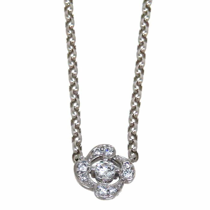 17/美品 モニッケンダム K18PG ダイヤ計0.53ct ネックレス 17/美品 モニッケンダム K18PG ダイヤ計0.53ct ネックレス