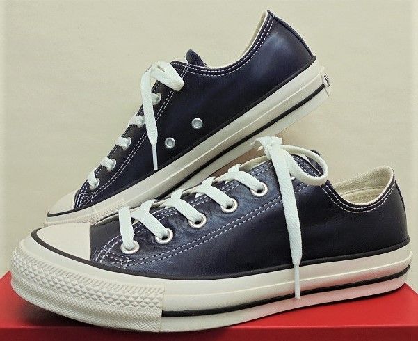コンバース CONVERSE ALL STAR R OLIVE GREEN LEATHER OX コンバース オールスター R オリーブ グリーンレザー ディープシー25.5センチ