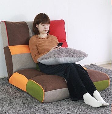 ♪１人掛 パッチワーク柄 ソファ カラフル 幅90cm ソファ ソファベッド 1人用 ファブリック ゆったり ふかふか かわいい 可愛い おしゃれ おすすめ 一人暮らし