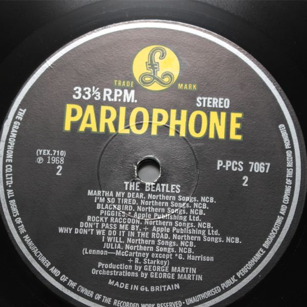 The Beatles/ビートルズ export エクスポート盤 UKorg PARLOPHONE