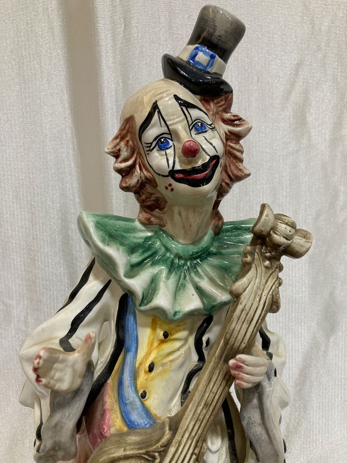 アンティーク風 ピエロ 置き物 道化師 クラウン （clown） インテリア