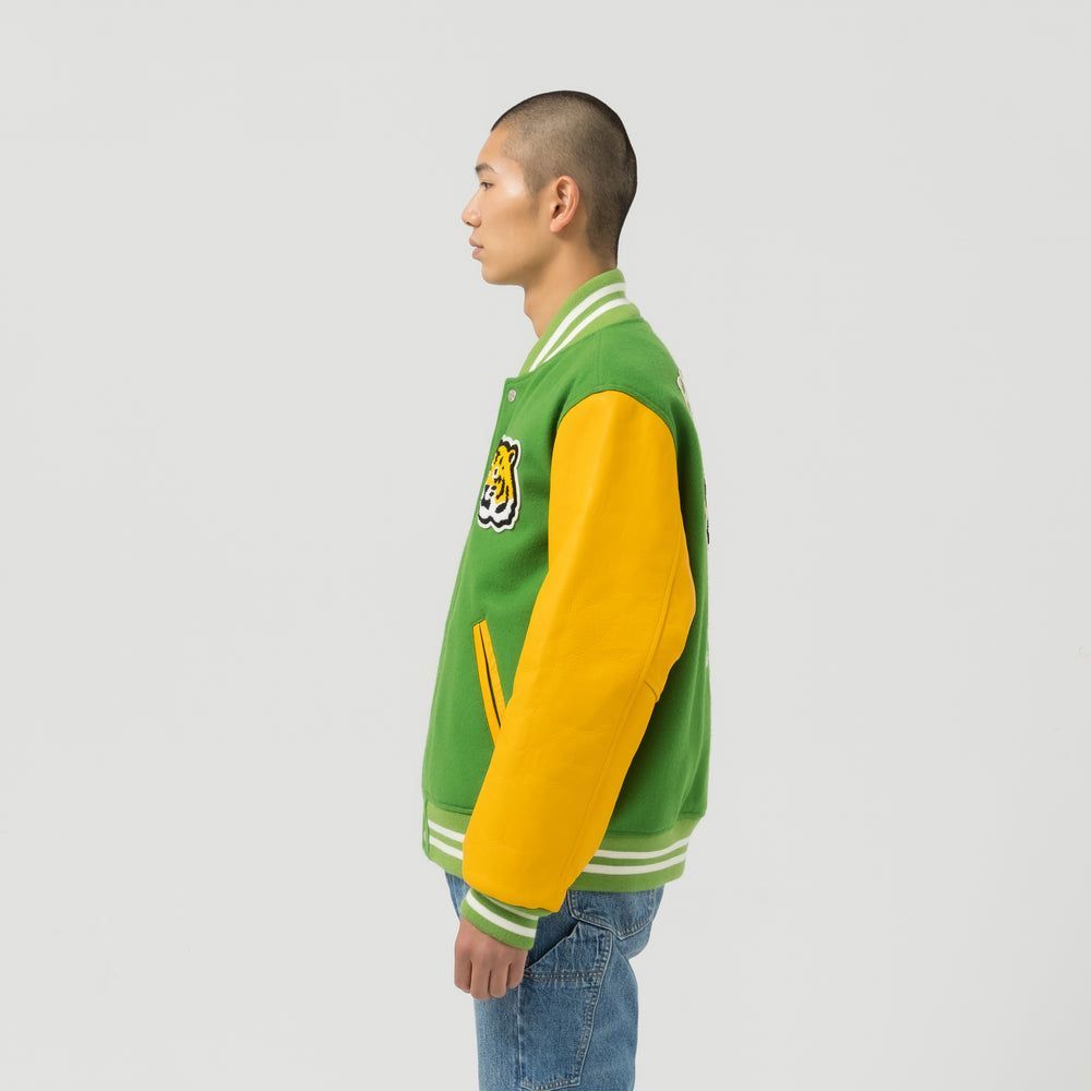 中古】 新品 HUMAN MADE ヒューマンメイド 22AW VARSITY JACKET バー