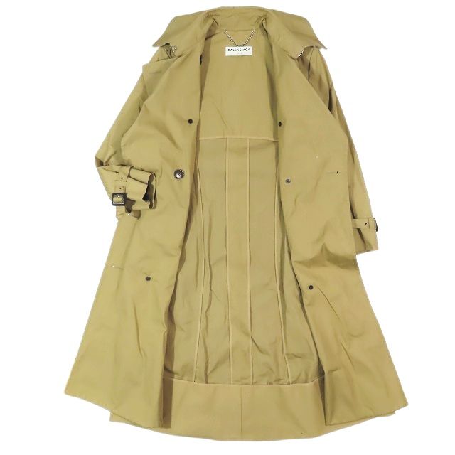 バレンシアガ BALENCIAGA トレンチコート ジャケット ロング丈 Aライン