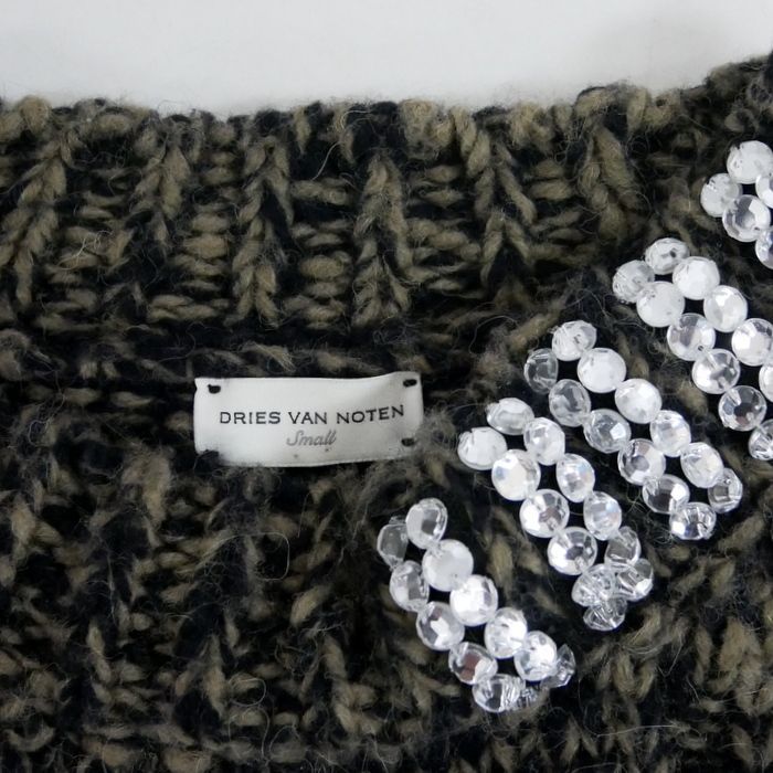 極美品 DRIES VAN NOTEN アーガイル アルパカ ニット セーター Dries Van Noten Knit Sweater | Strato