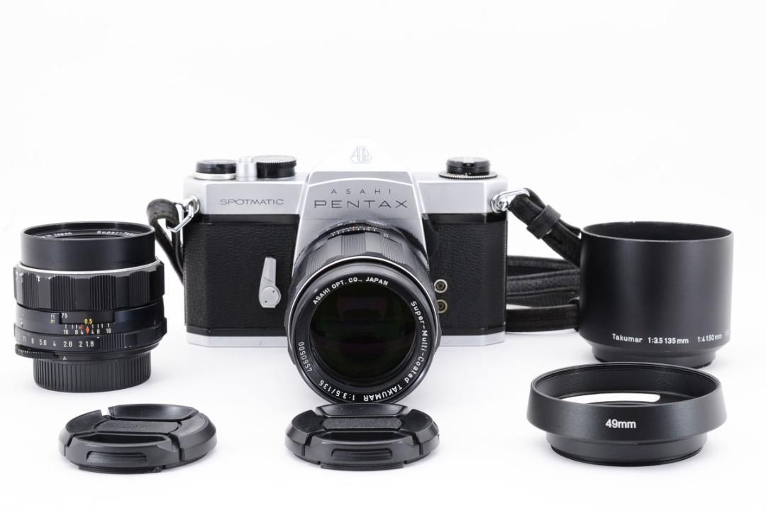 PENTAX SP & Takumar 単焦点レンズ 2本セット SO123 PENTAX SP & Takumar 単焦点レンズ 2本セット SO123 - メルカリ