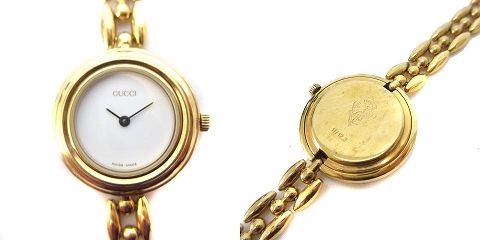 グッチ GUCCI チェンジベゼル GQ1200 11/12.2 腕時計 クォーツ