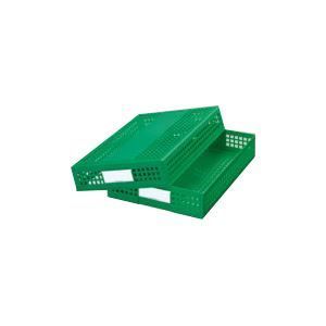 （まとめ） シストレー フタ付 STX-70-30 緑 1個入 【&times;2セット】