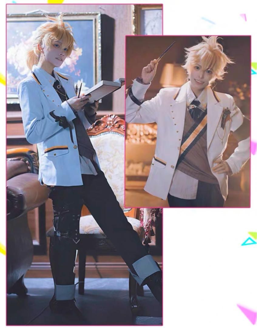 CGCOS プロセカ 鏡音レン 天馬司 コスプレ衣装 ウィッグ 靴追加可