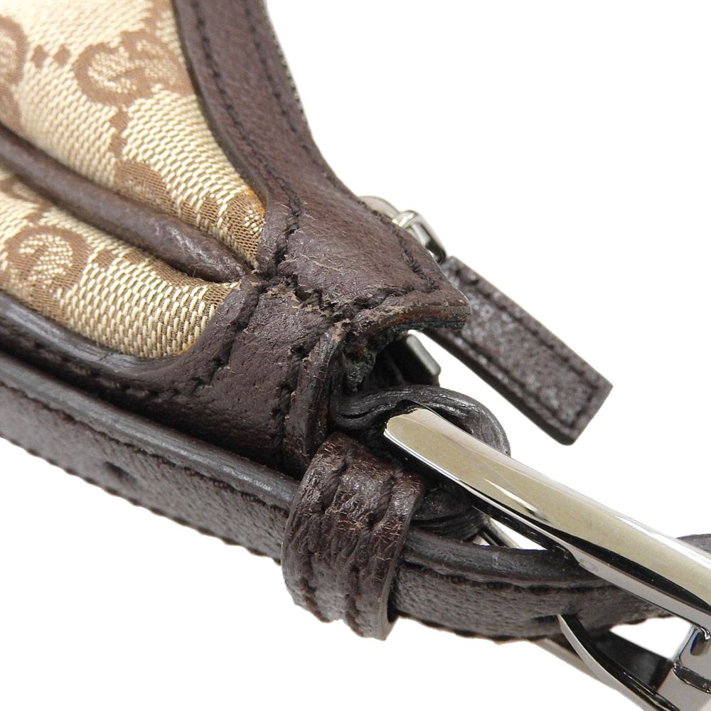 【本物保証】 超美品 グッチ GUCCI GGキャンバス ロゴ ワンショルダーバッグ 114266 2123 ベージュ ブラウン 本物保証】 超美品 グッチ GUCCI GGキャンバス ロゴ ワンショルダー