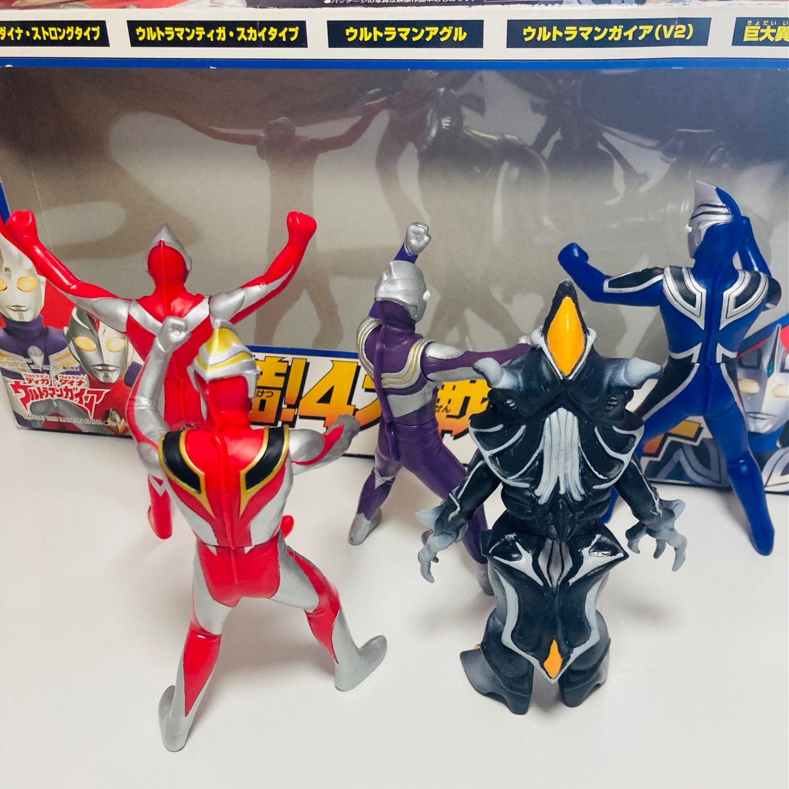 集結！4大戦士セット ウルトラマンガイア ティガ ダイナ アグル