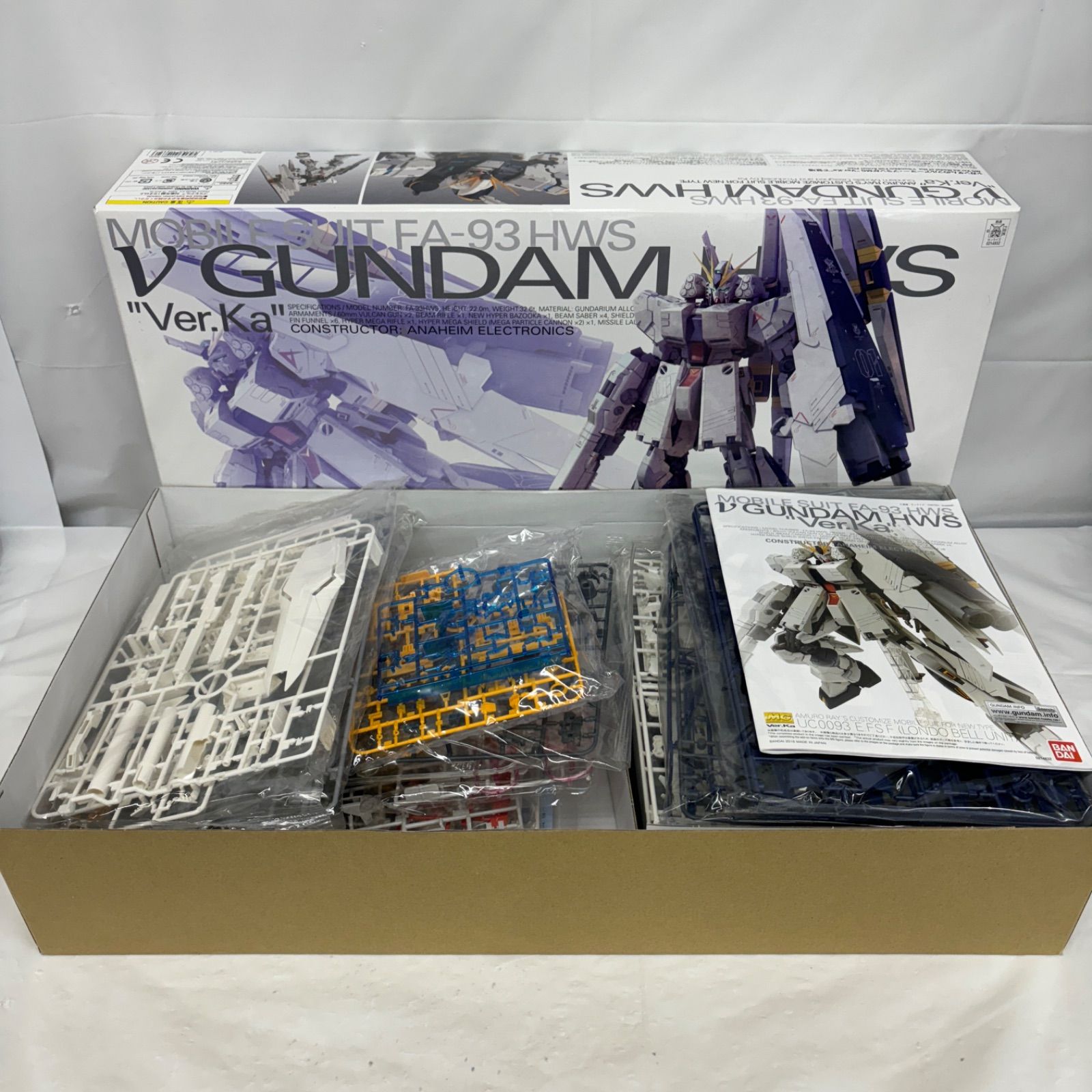 未組立 MG 1/100 νガンダム HWS Ver.Ka プラモデル f097 - メルカリ