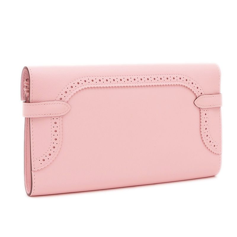 エルメス ケリーウォレット ギリース 長財布 スイフト ローズサクラ  