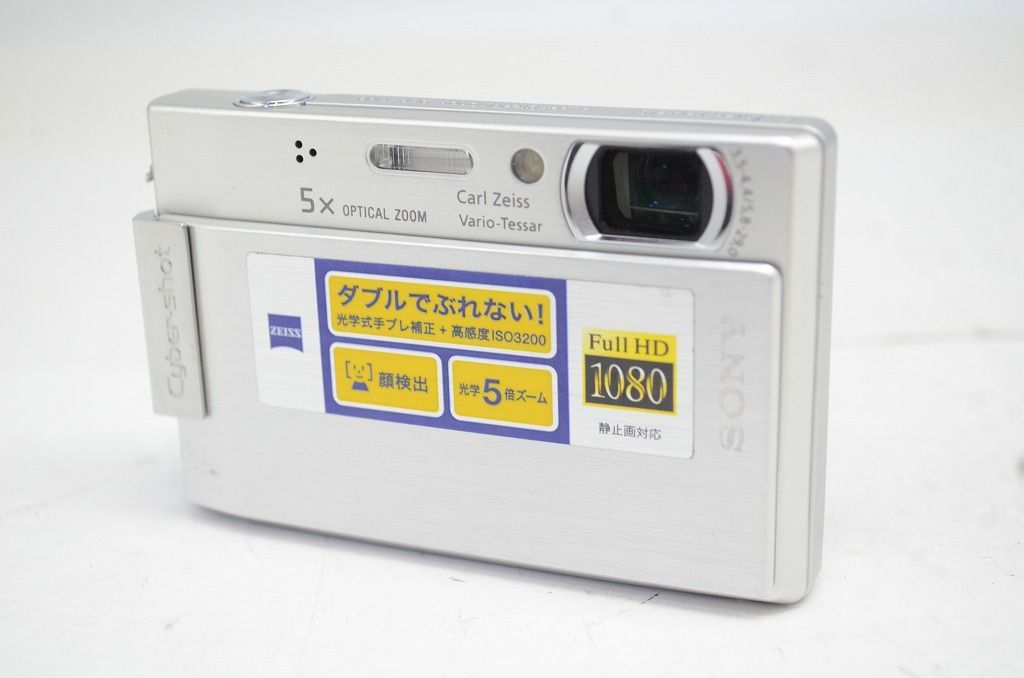 SONY ソニー Cyber shot DSC T 100 コンパクトデジタルカメラ シルバー 251009 r