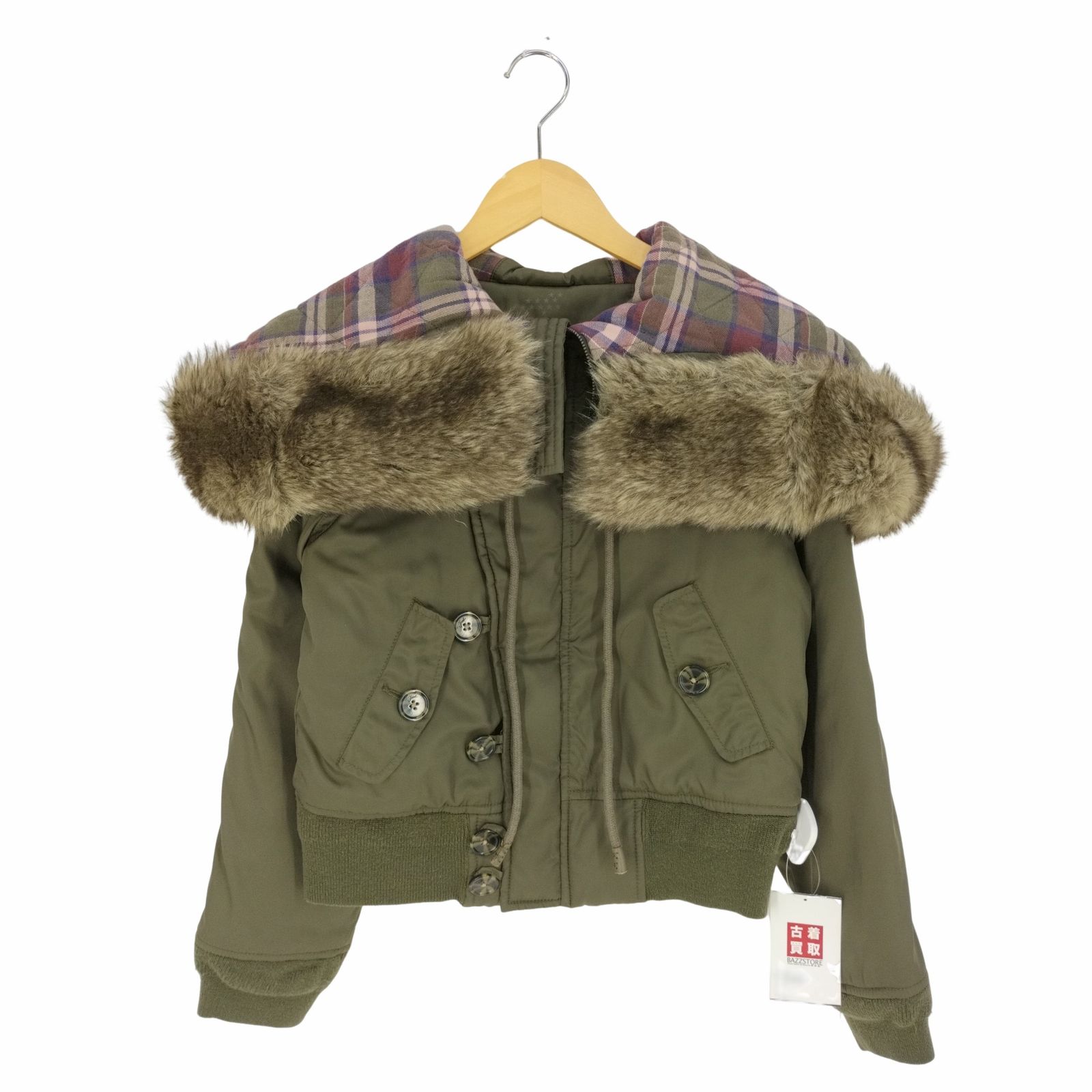 diesel n-2b フライトジャケット ミリタリー 裏地チェック XS