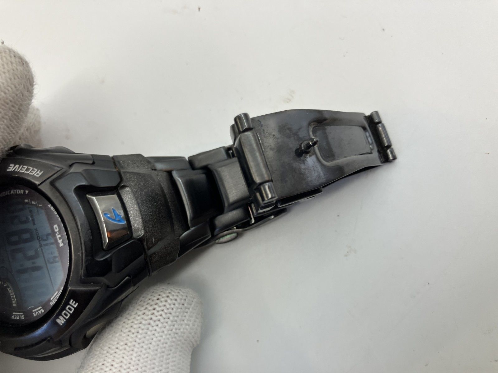 中古 CASIO G-SHOCK MTG-910DJ マルチバンド5 タフソーラー メンズ腕時計 ケース幅約43mm 腕周り約19cm 送料無料 中古 CASIO G-SHOCK MTG-910DJ マルチバンド5 タフソーラー メンズ