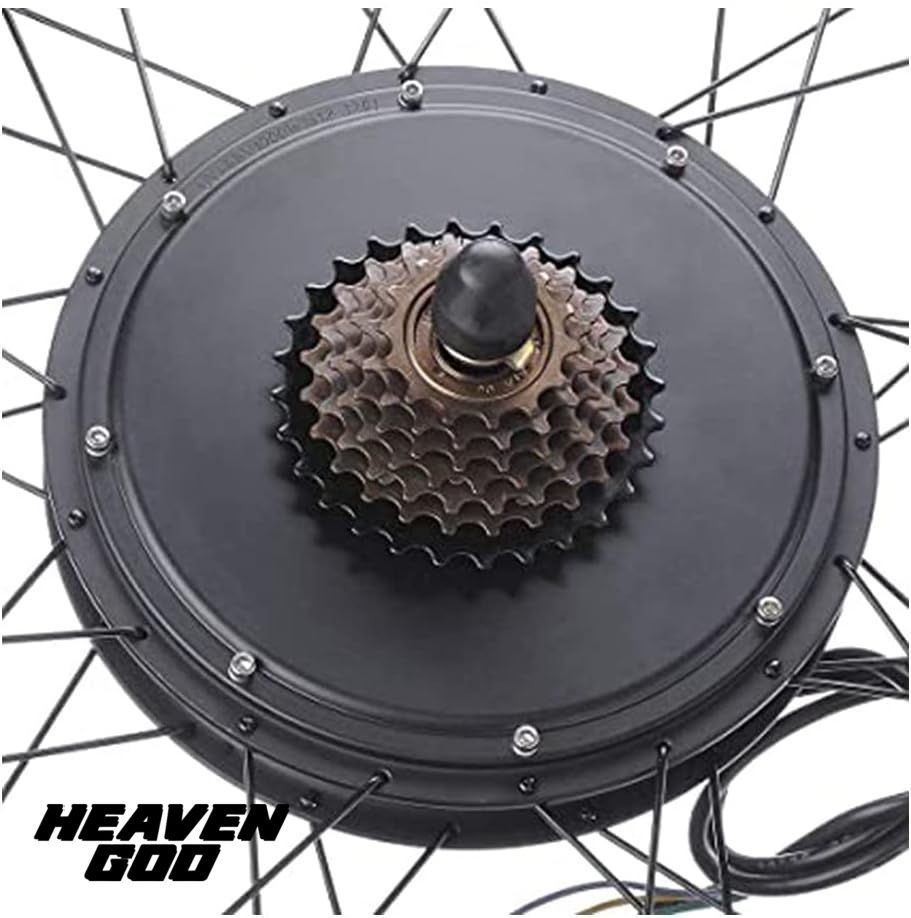 1000Wハブモーターバイク変換キット防水電動自転車変換キット フロントおよびリアホイールハブモーターキット