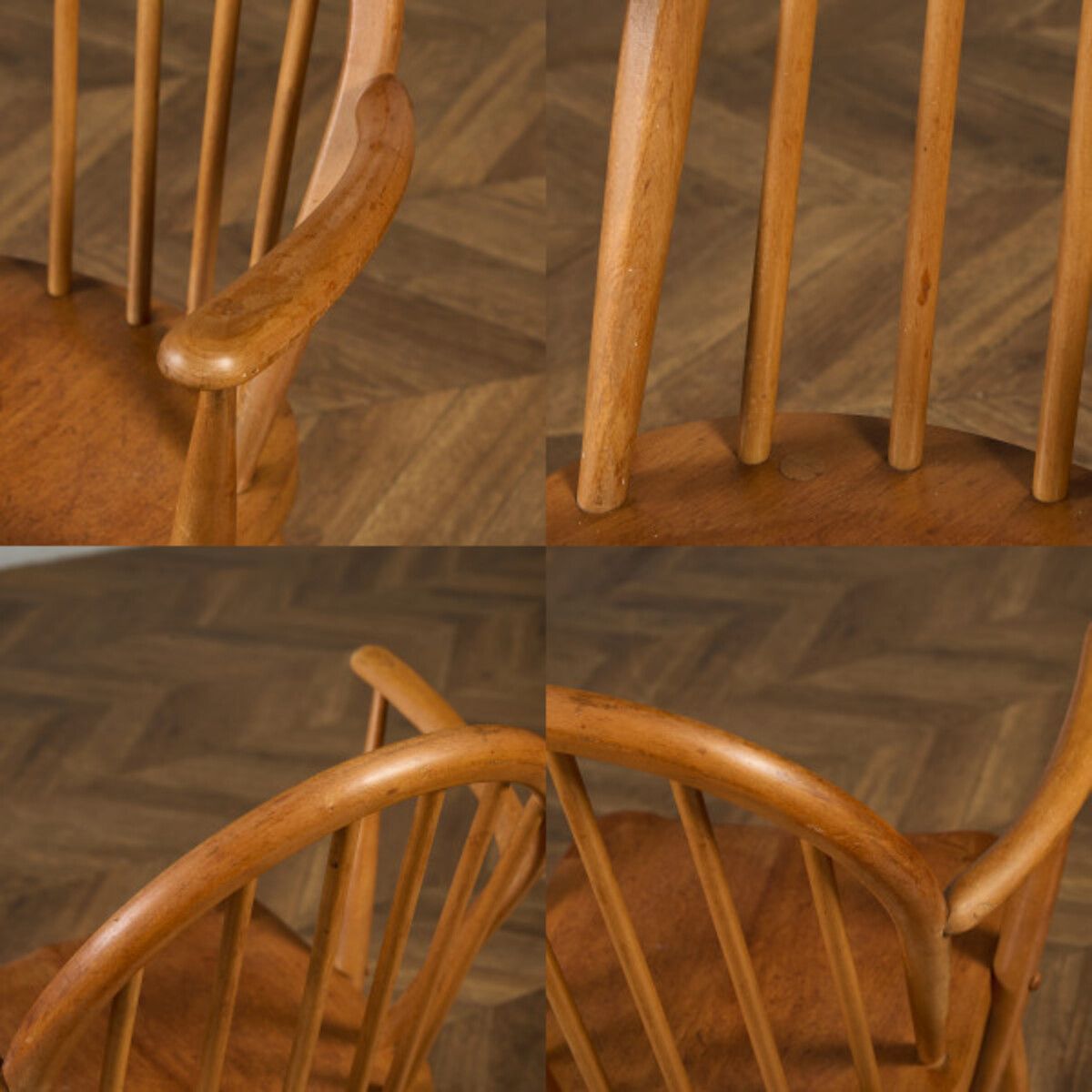 アーコール ERCOL フープバック アームチェア ブルーラベル