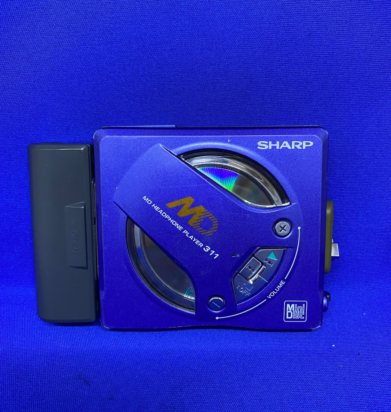 2535【SHARP】 MDヘッドホンプレーヤー MD-SS311-A ジャンク品