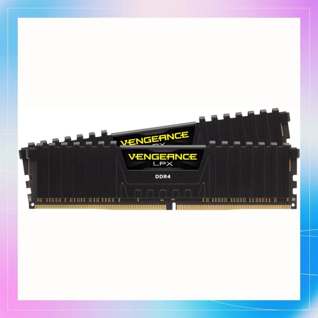 ブラック_64GB(32GB×2枚)_3200MHz CORSAIR DDR4-3200MHz デスクトップPC用 メモリ Vengeance LPX  シリーズ 64GB [32GB × 2枚] CMK64GX4M2E3200C16 ブラック - メルカリ