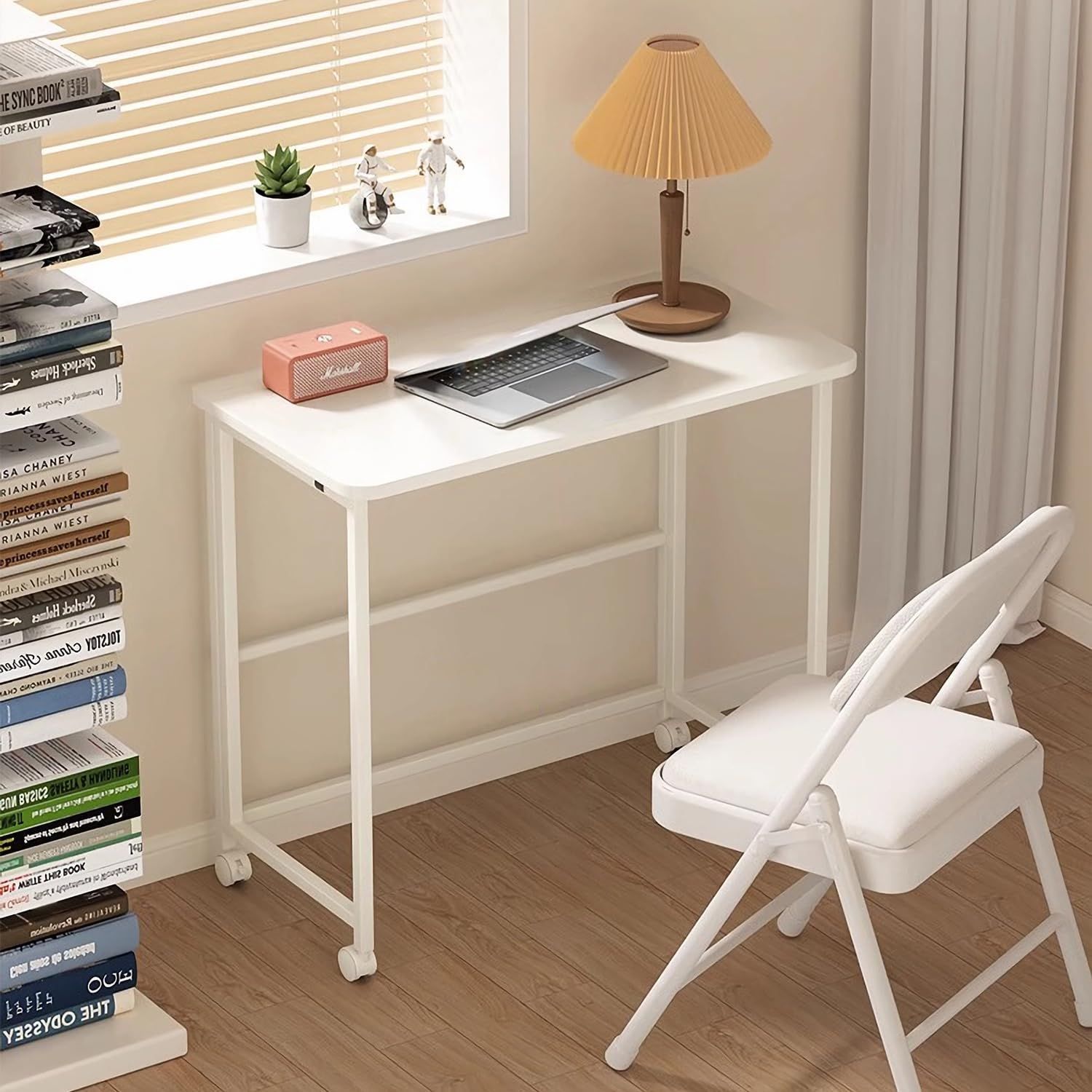 テーブル 折りたたみ オフィスデスク パソコンホワイト 幅80cm×奥行40cm Amazon.co.jp: Fainyearn 折りたたみデスク コンパクデスク 省