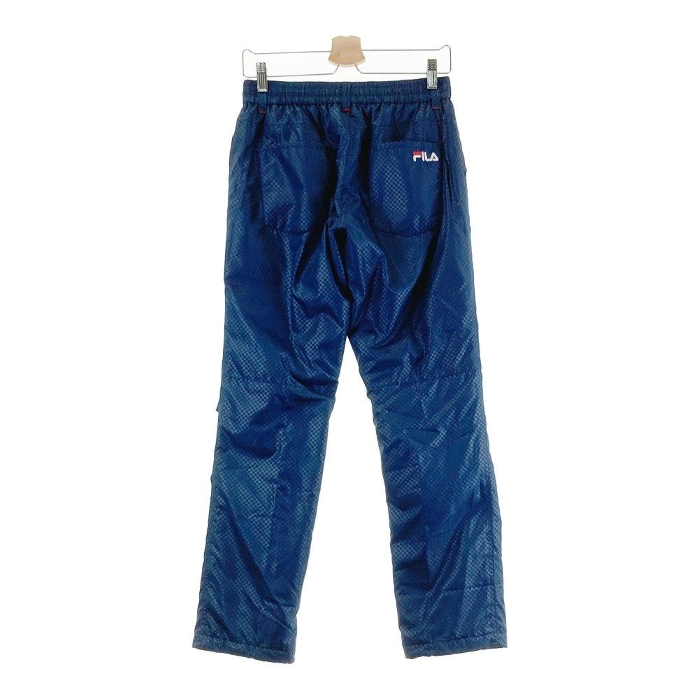 FILA GOLF 中綿入りチェックパンツ ネイビー サイズ：L FILA GOLF フィラゴルフ ; 中綿パンツ チェック柄 ネイビー
