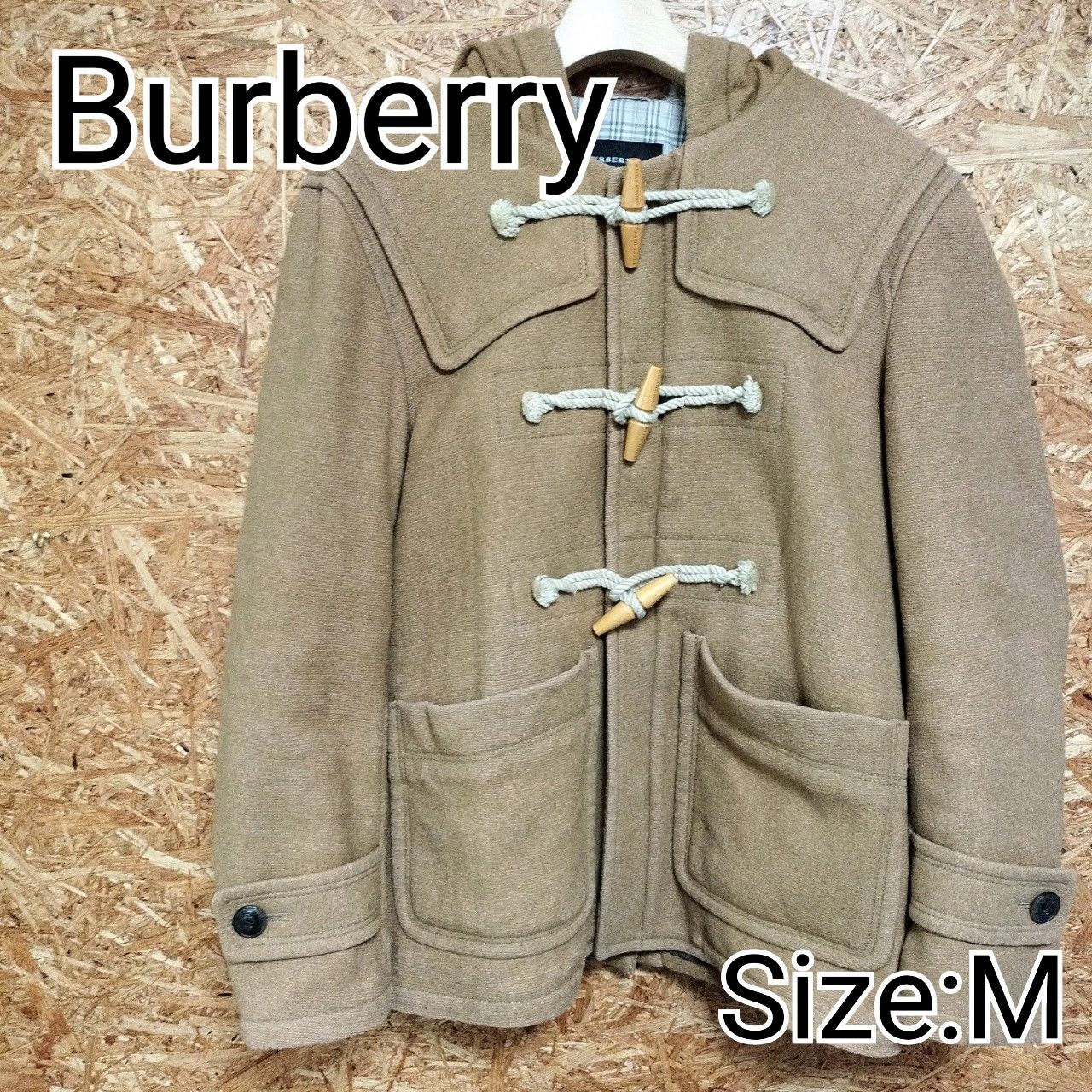 【美品】Burberry Black Label ダッフルコート ブラウン Burberry Black Label バーバリー ブラックラベル レディース