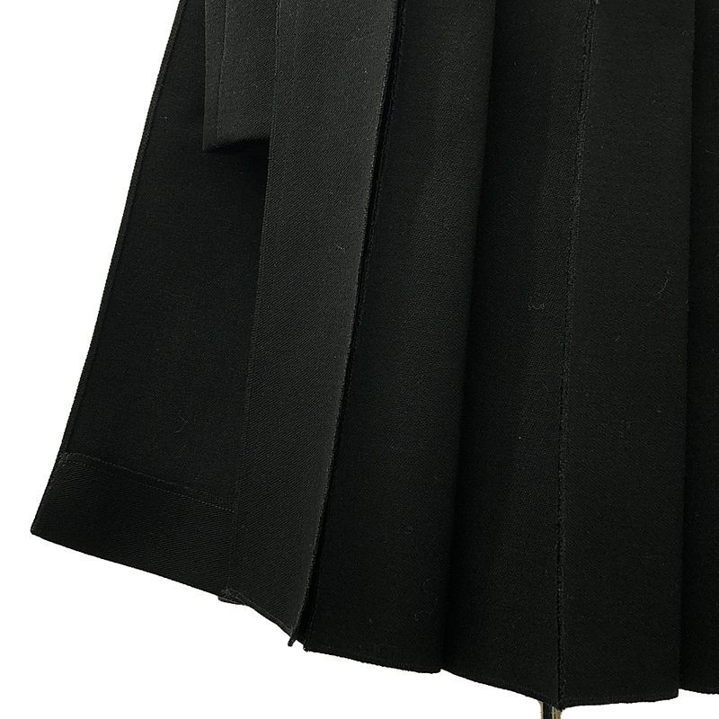新品】 FENDI / フェンディ | Duchesse skirt with pleated panel