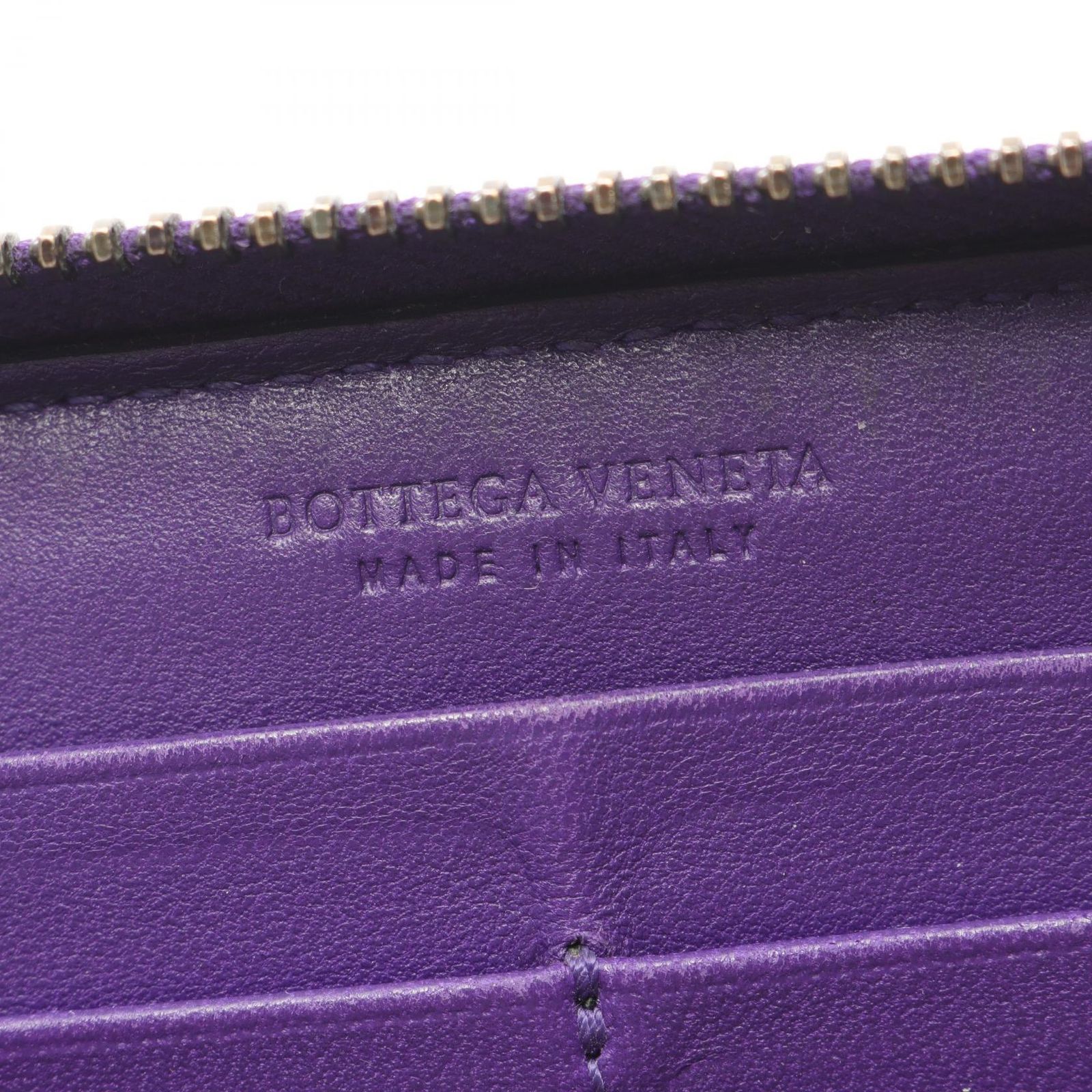 ボッテガヴェネタ BOTTEGA VENETA ラウンド長財布 イントレチャート