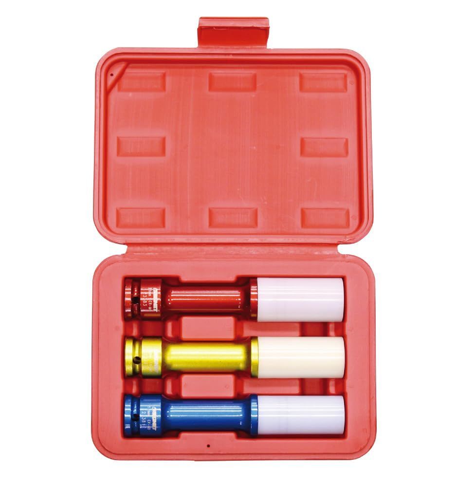 17・19・21mm(23381・23382・23383) SIGNET(シグネット) 23392 1/2DR ホイルナット用インパクトソケット3本セット 23392