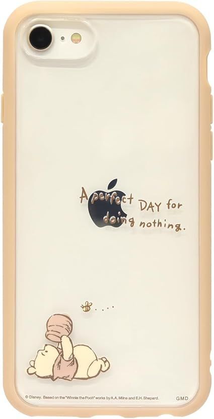 最安値 【在庫処分】グルマンディーズ ディズニーキャラクター IIIIfit Clear iPhone SE (第3世代/第2世代) / 8 / 7 / 6s / 6 (4.7インチ) 対応 ケース くまのプーさん DNG-161PO 応募券