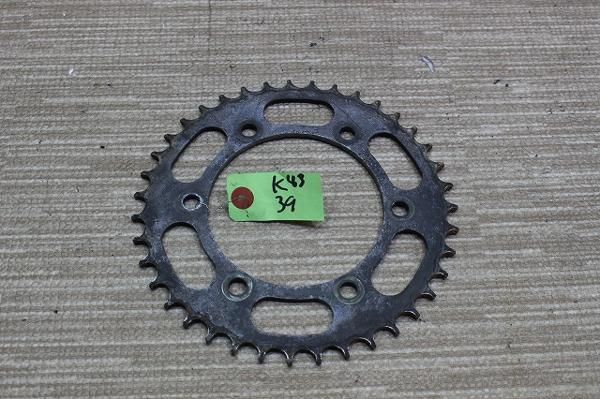 カワサキGPZ400RZX400DスプロケットK43-39