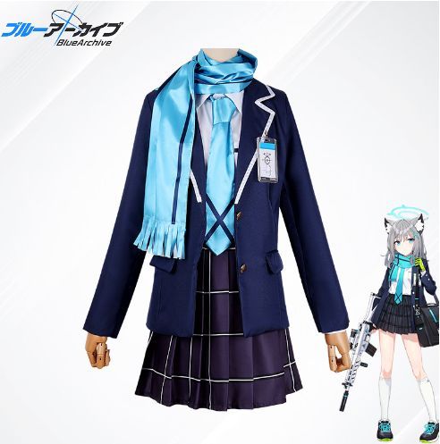 ブルーアーカイブ -Blue Archive-砂狼 すなおおかみ シロコ コスプレ衣装Cosplay 和服 演出服 変装 仮装 日常服 アニメ 祭り 学園祭 文化祭 漫遊展 ハロウィン クリスマス コスチューム